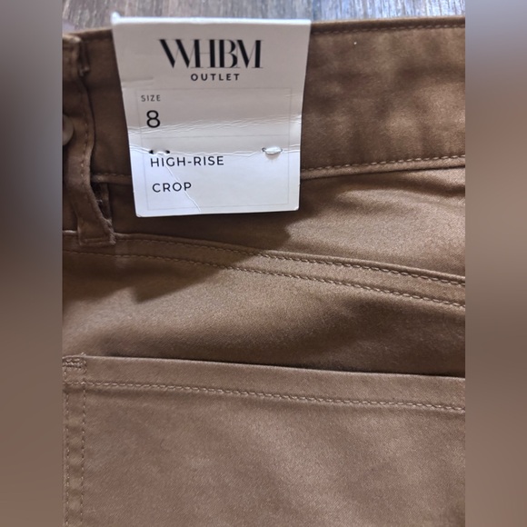 White House Black Market High Rise Utility Cargo Crop Pants.-NWT - Picture 5 of 8